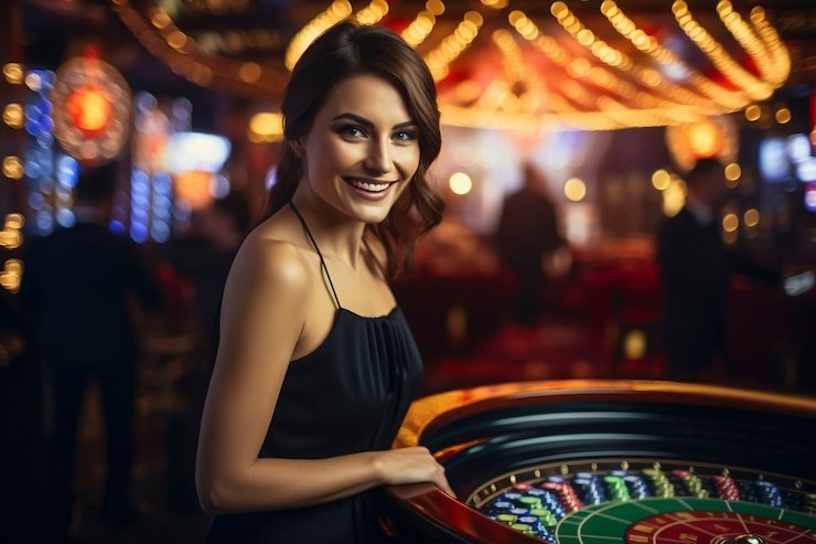 Pragmatic Play live blackjack dealer table on komandan88 login with player seat selection